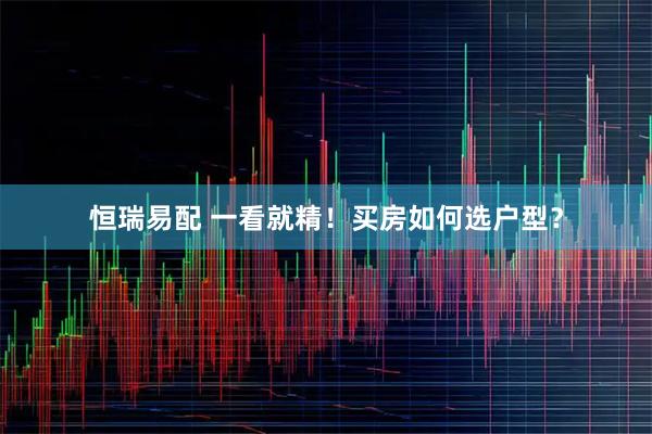 恒瑞易配 一看就精！买房如何选户型？